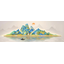 Thousands Miles of Rivers and Mountains (พิมพ์ลาย)