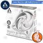 [CoolBlasterThai] ARCTIC BioniX P140 Grey-White Pressure-optimised with PWM PST(size 140 mm.) PC Fan Case ประกัน 10 ปี