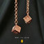 ลูกเต๋านำโชคทองคำของ Han Solo Dice - Star Wars Keychain