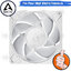 [CoolBlasterThai] ARCTIC P12 PRO A-RGB PWM PST White 0dB (size 120 mm.) X3 Value Pack PC Fan Case ประกัน 6 ปี