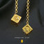 ลูกเต๋านำโชคทองคำของ Han Solo Dice - Star Wars Keychain