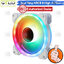 [CoolBlasterThai] GELID STELLA Infinity White High Performance 120mm Infinite Mirror Dual Ring A-RGB Fan Case ประกัน 3 ปี (FN-STELLA-03-W)