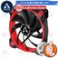 [CoolBlasterThai] ARCTIC BioniX F120 Red Gaming Fan with PWM PST (size 120 mm.) PC Fan Case ประกัน 10 ปี