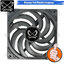 [CoolBlasterThai] SCYTHE Wonder Tornado 120 Slim Fan Case (size 120 mm.)