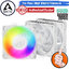 [CoolBlasterThai] ARCTIC P12 PRO A-RGB PWM PST White 0dB (size 120 mm.) X3 Value Pack PC Fan Case ประกัน 6 ปี