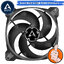[CoolBlasterThai] ARCTIC BioniX P120 Grey Pressure-optimised with PWM PST(size 120 mm.) PC Fan Case ประกัน 6 ปี