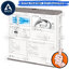 [CoolBlasterThai] ARCTIC BioniX P120 Grey-White Pressure-optimised with PWM PST(size 120 mm.) PC Fan Case ประกัน 10 ปี
