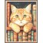 Cat on shelf (พิมพ์ลาย)
