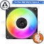 [CoolBlasterThai] ARCTIC P12 PRO A-RGB PWM PST Black 0dB (size 120 mm.) PC Fan Case ประกัน 6 ปี