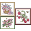 Flower, bees, butterflies, berries (ไม่พิมพ์/พิมพ์ลาย)