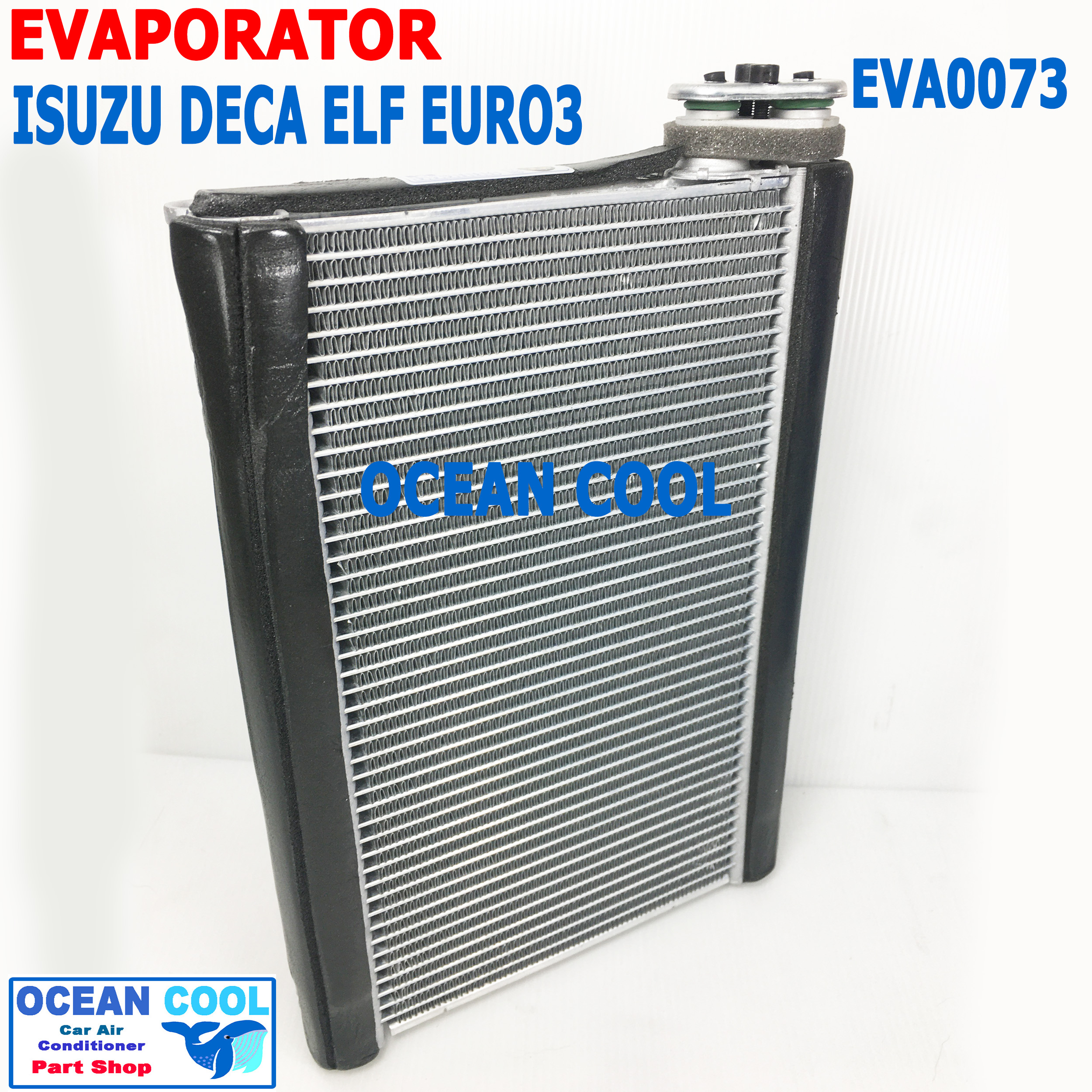 คอยล์เย็น อีซูซุ เดก้า , เอลฟ์ , ฮีโน่ เมก้า 500 , ELF EVA0073 EVAPORATOR Isuzu Deca , FVZ , NMR , NLR , NPR , Hino Mega 500 อะไหล่ แอร์ รถยนต์ ตู้แอร์ รังผึ