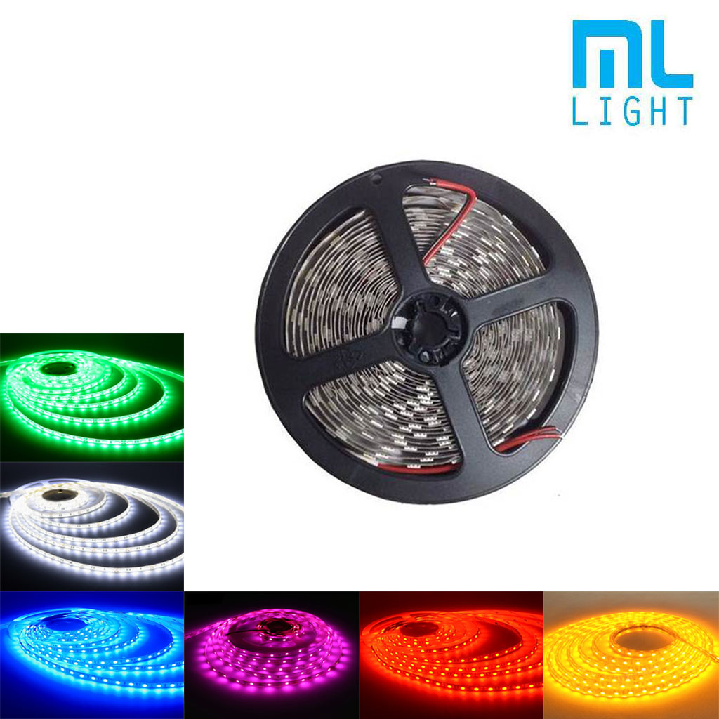 ไฟเส้น LED RIBBIN 5050 14.4W (5M) ขาว ฟ้า แดง เหลือง เขียว ชมพู