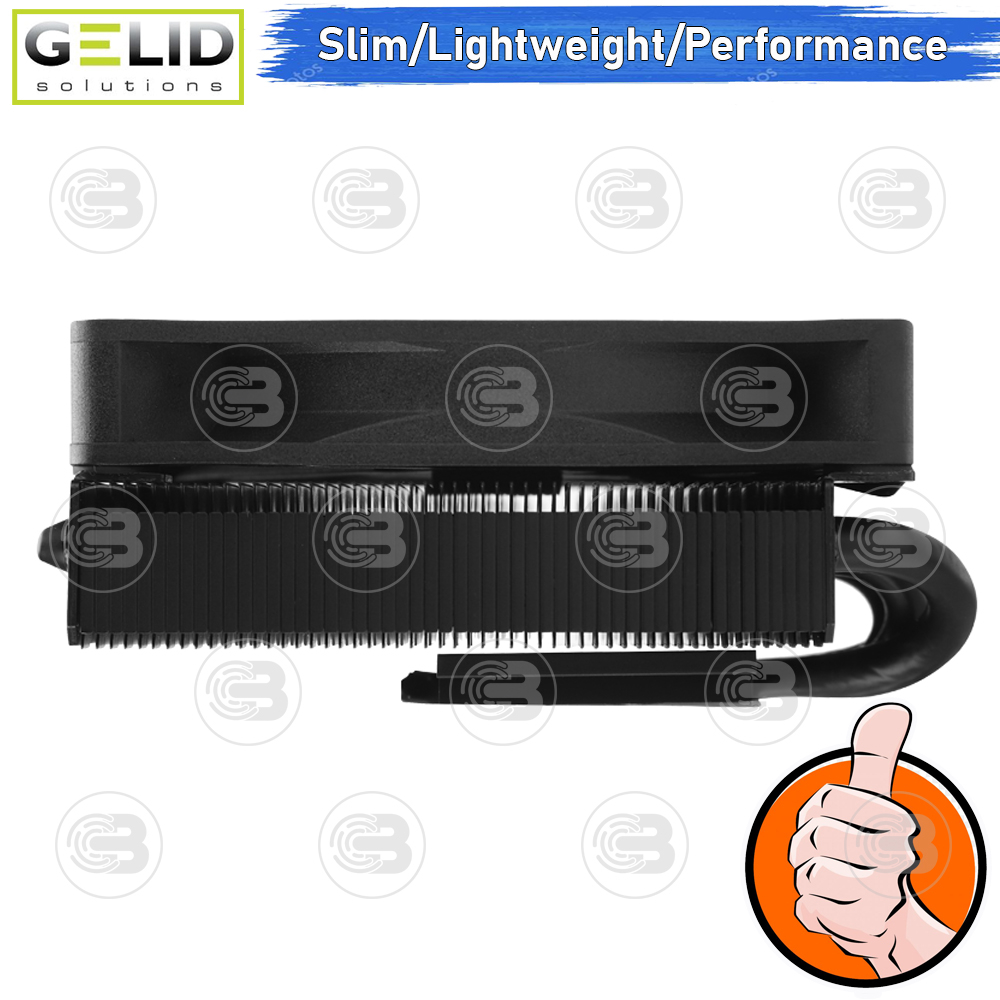 [CoolBlasterThai] GELID Slim Silence Black CPU Cooler (AM5/LGA1700 Ready) ประกัน 5 ปี (CC-SSILENCE-BLACK)