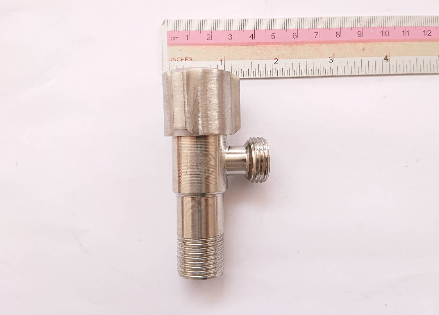 วาล์วฝักบัว 4หุน ฝังกำแพง สต๊อปวาล์ว วาล์วเปิด-ปิดน้ำ ก๊อกน้ำสแตนเลส SUS 304