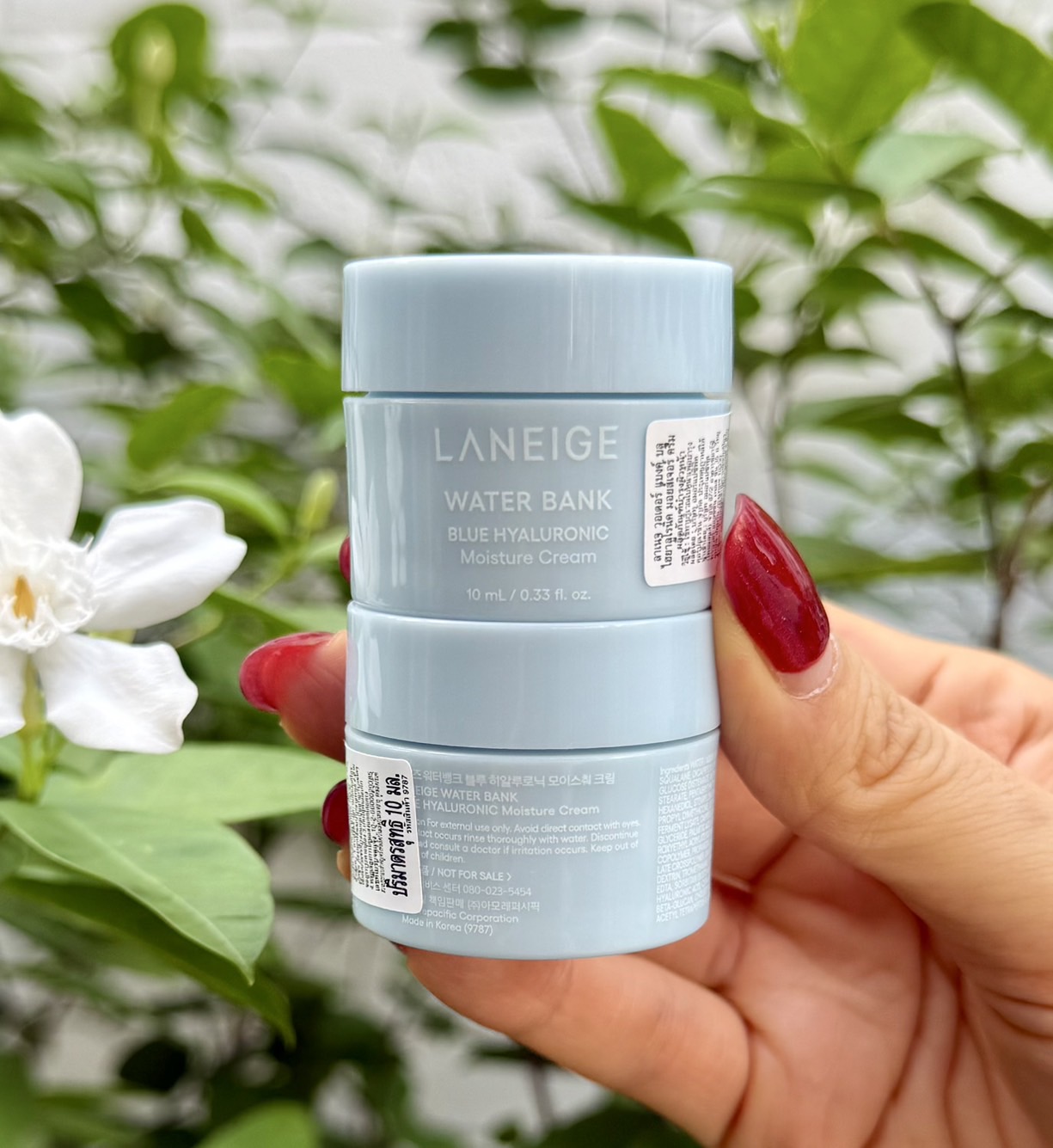 Laneige Water Bank Blue Hyaluronic Cream 10ml. ครีมบำรุงผิวเข้มข้น (1ตลับ)