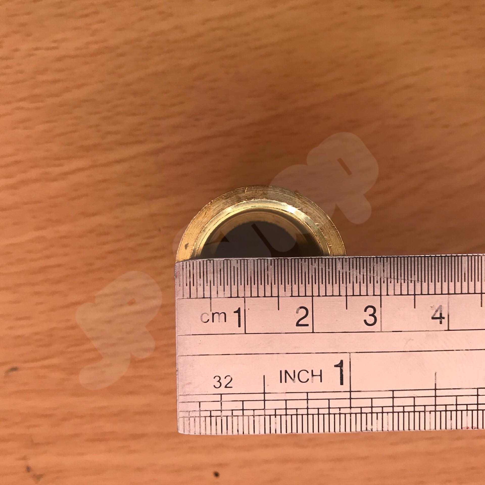 ข้อต่อตรงทองเหลือง เกลียวนอก-ใน ขนาด 4 หุน#0954