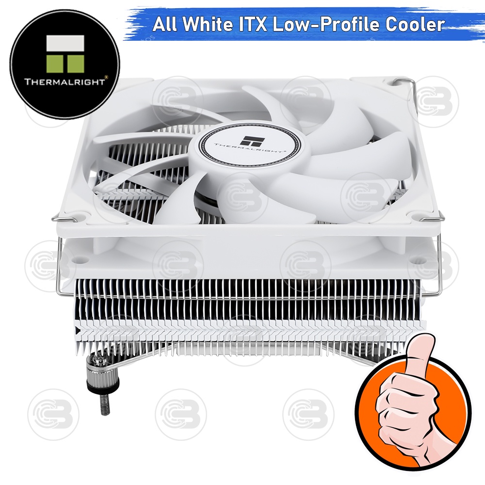 [CoolBlasterThai] Thermalright AXP90 X47 White Low-Profile CPU Cooler with 4 Heatpipes (AM5/LGA1851 Ready) ประกัน 6 ปี