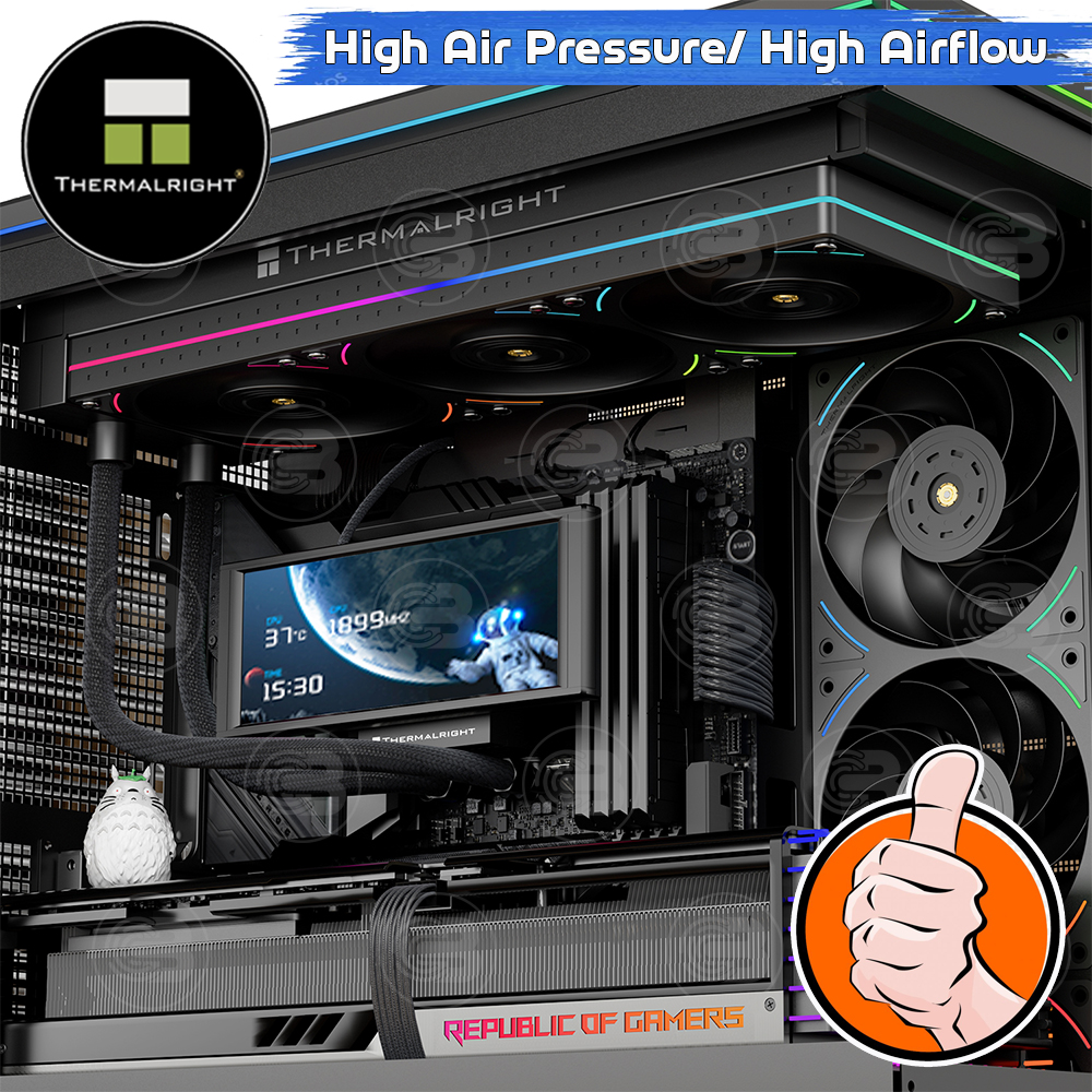 [CoolBlasterThai] Thermalright TL-UB36R Row Reverse Fan Optimized Static Pressure ARGB (size 120 mm.) ประกัน 3 ปี