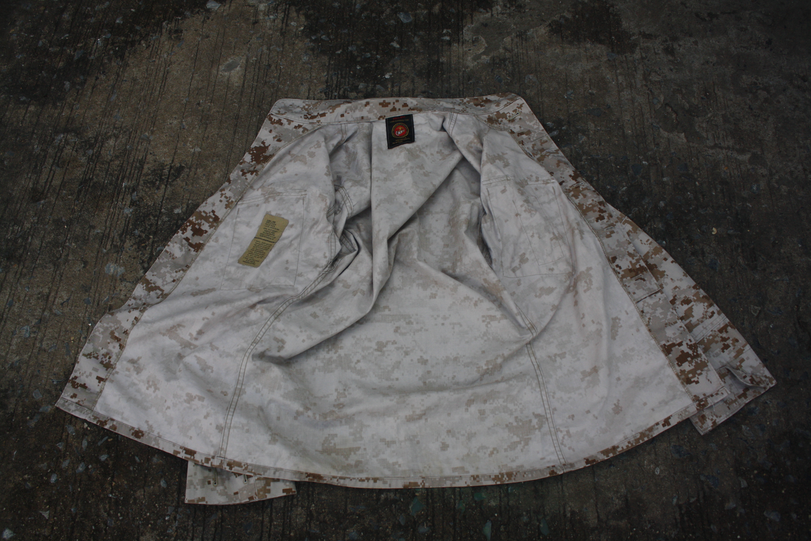 เสื้อ ทหารสหรัฐ USMC MARPAT Desert XS-S