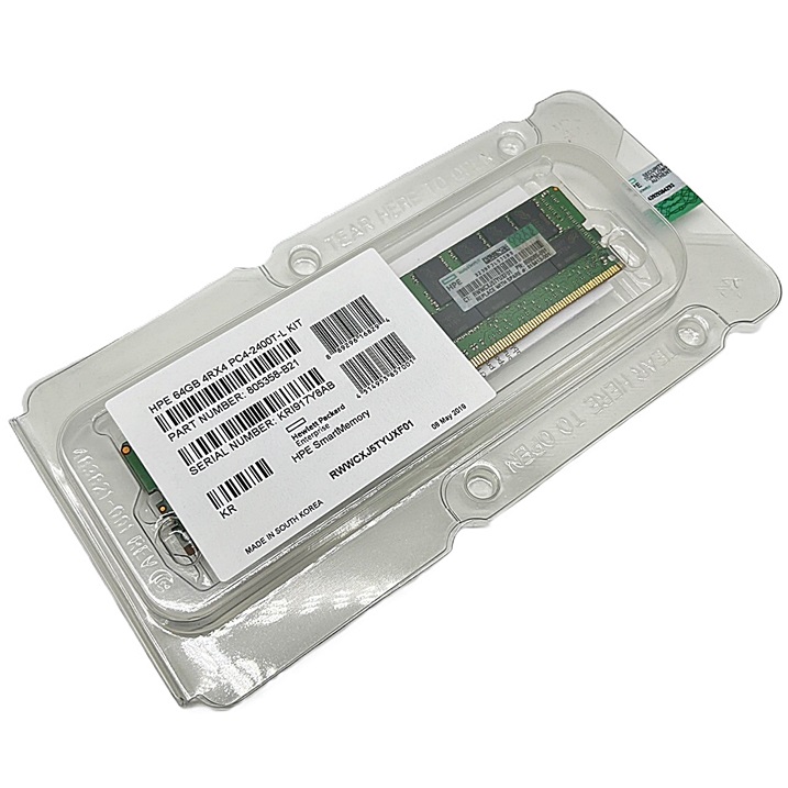 NEW HP 805358-B21, 819413-001, 809085-091 [TorCompTH Thailand ขายจำหน่าย ราคา] HP 64GB (1x64GB) Quad Rank DDR4-2400 Memory Kit for G9