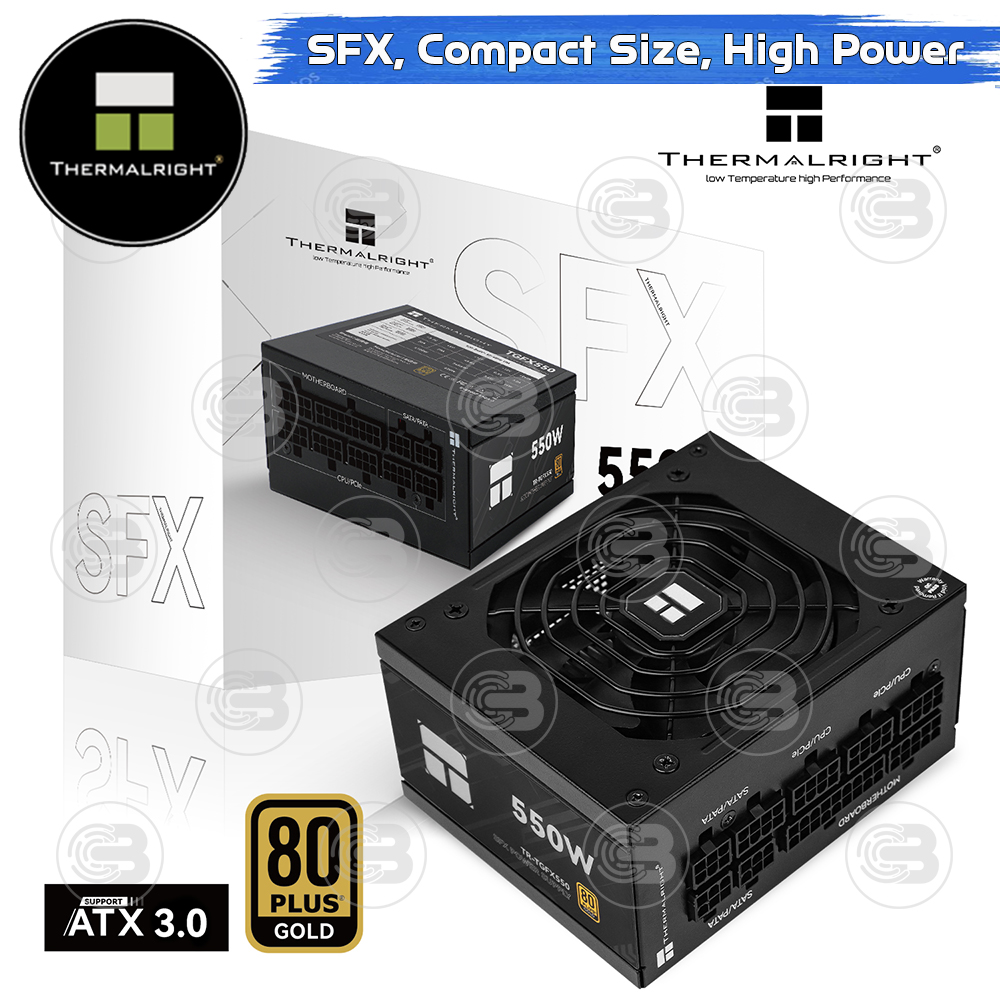 [CoolBlasterThai] Thermalright SFX Power Supply 550W 80 Plus Gold Embossed Full Modular (TGFX 550) ประกัน 5 ปี