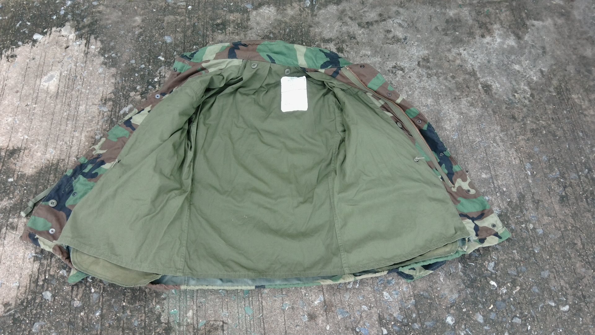 เสื้อทหาร M65 Class2 Small short