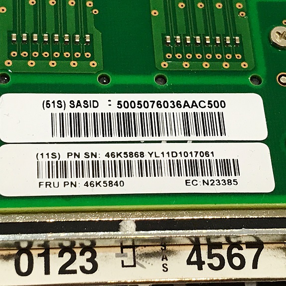 IBM 46K5840 [TorCompTH - ขาย จำหน่าย ราคา] IBM SAS 3GB 2-Port PCIe x8 Disk/Tape Adapter CCIN 57B3 for pSeries