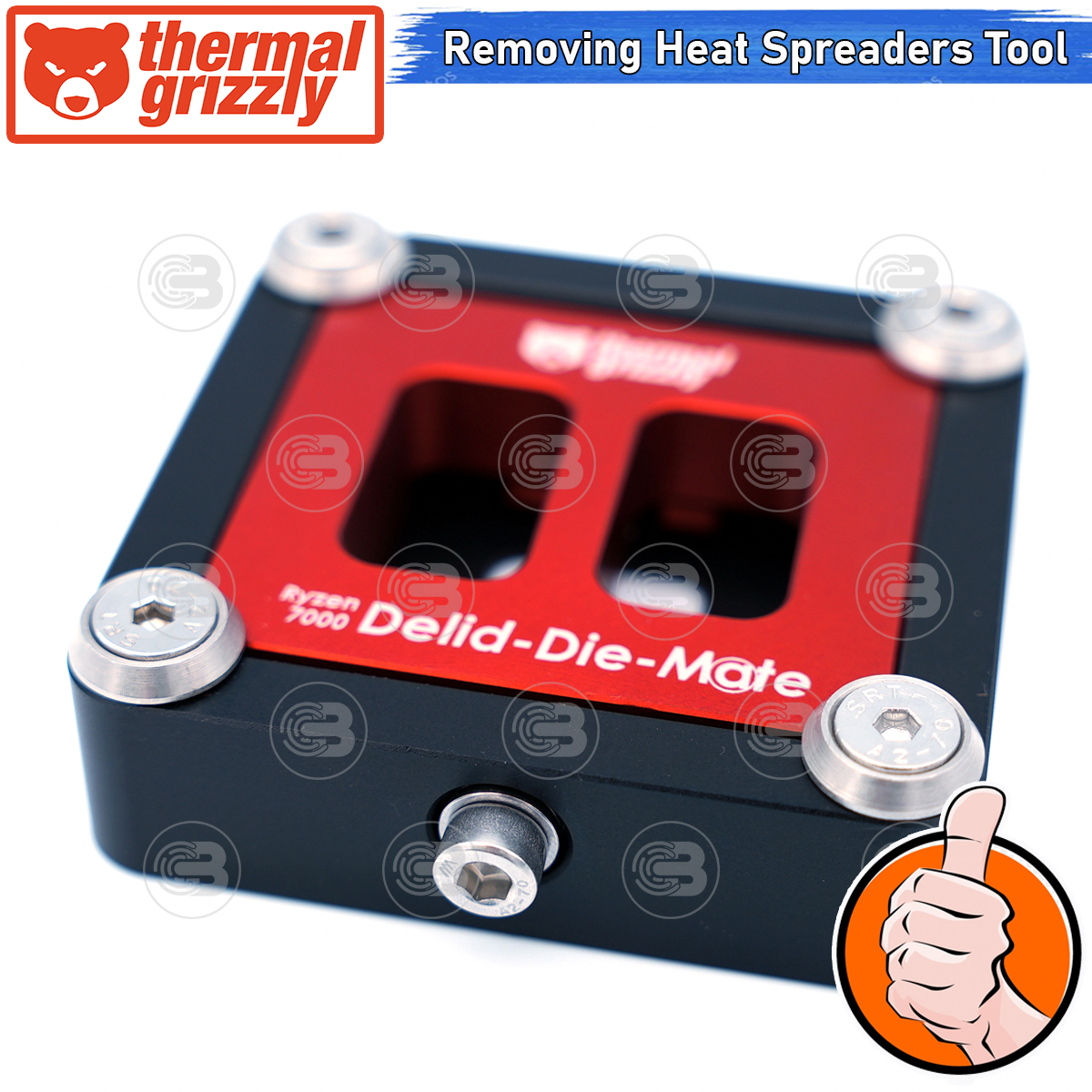 [CoolBlasterThai] Thermal Grizzly Ryzen 7000 Delid-Die-Mate (Removing the heat spreader tool)