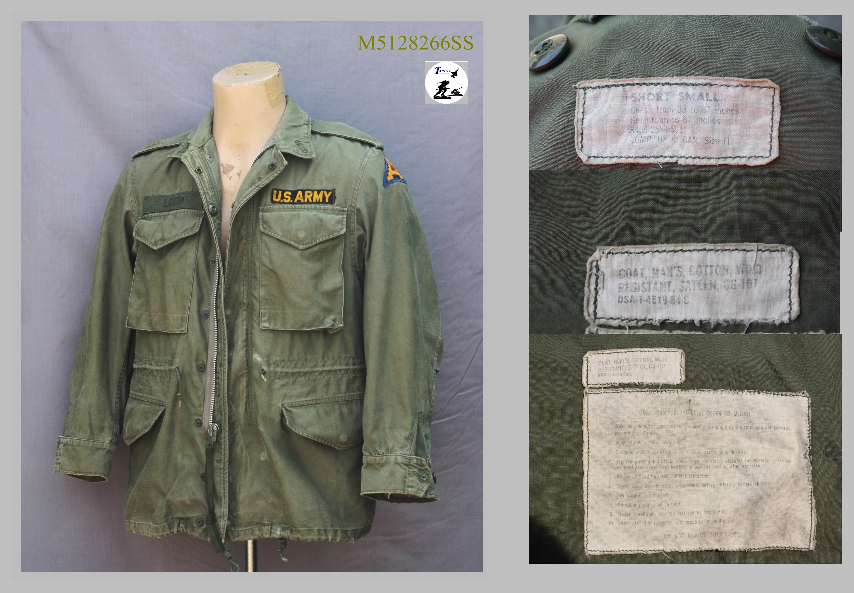 เสื้อทหารสหรัฐ M51 สงครามเวียตนาม