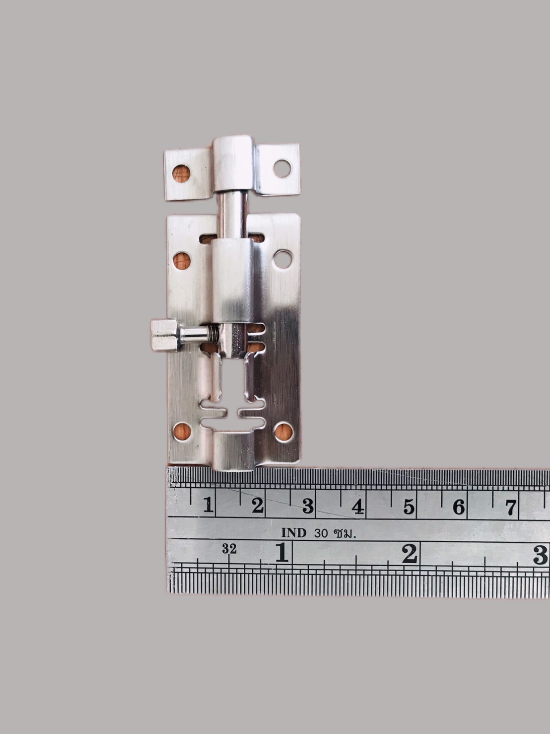 กลอนประตูสแตนเลส ขนาด 2 นิ้ว และ 2.5 นิ้ว