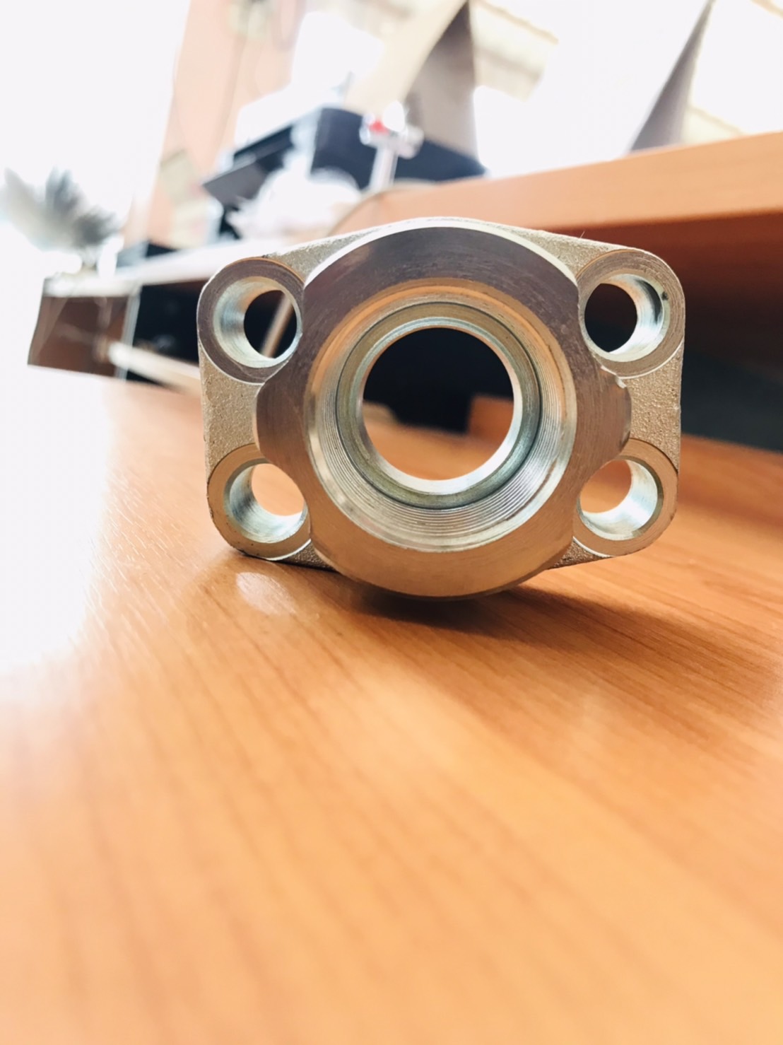 หน้าแปลนปั๊มไฮดรอลิก ขนาด 1 นิ้ว (ไม่รวมน็อต) รุ่นเล็ก #200171