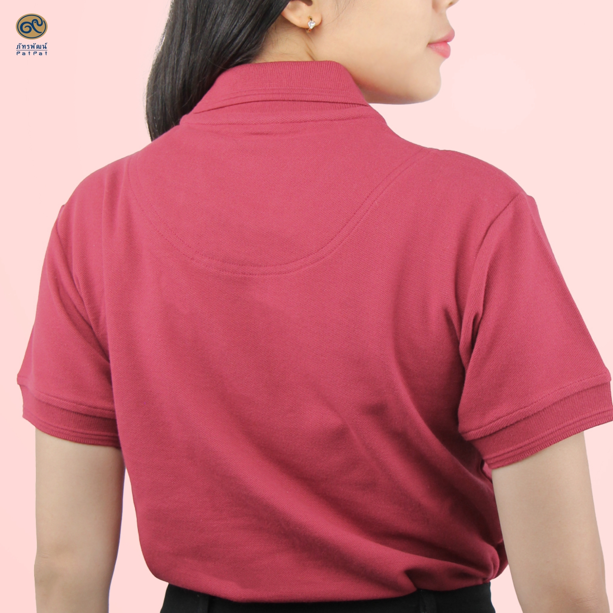 เสื้อโปโลภัทรพัฒน์ สีแดง