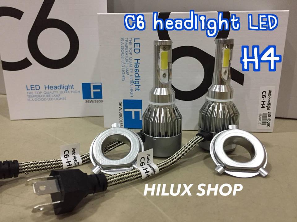 ไฟหน้า LED รุ่น C6 หลอด H4