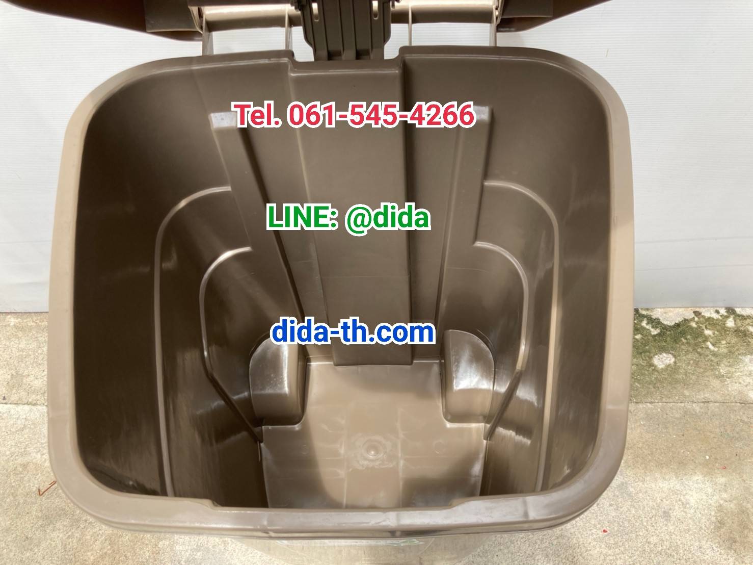 ถังขยะทรงเหลี่ยม เท้าเหยียบ 85 ลิตร