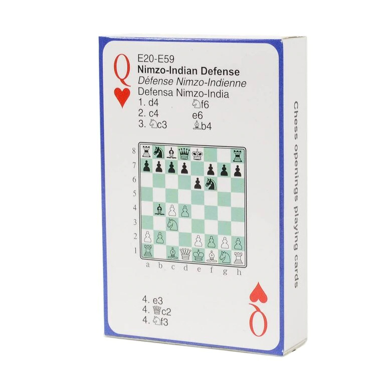 การ์ดหมากรุก Chess Openings Playing Cards