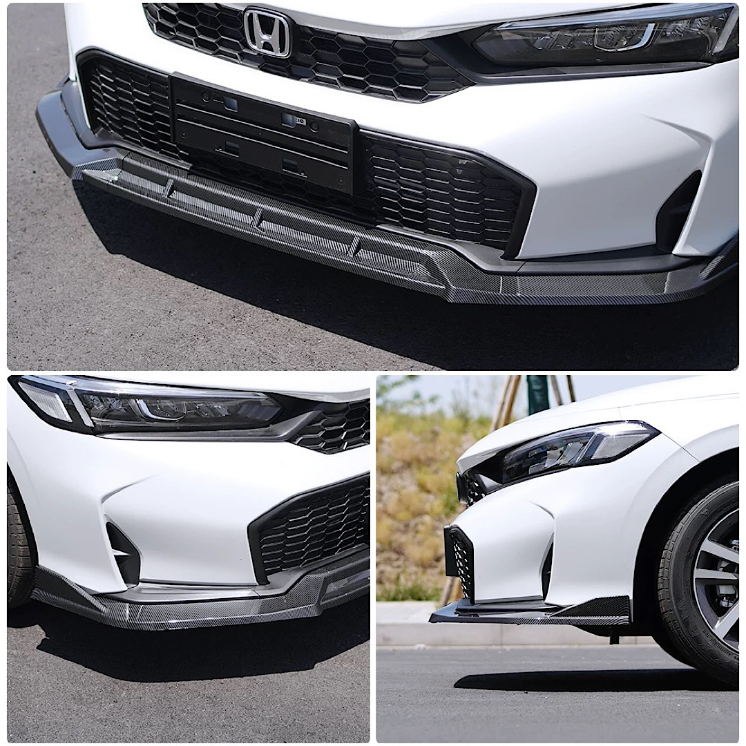 ลิ้นหน้า ลิ้นต่อกันชนหน้า Civic FE e:HEV Minorchange 2024-2027 รุ่น 78thGarage V.2