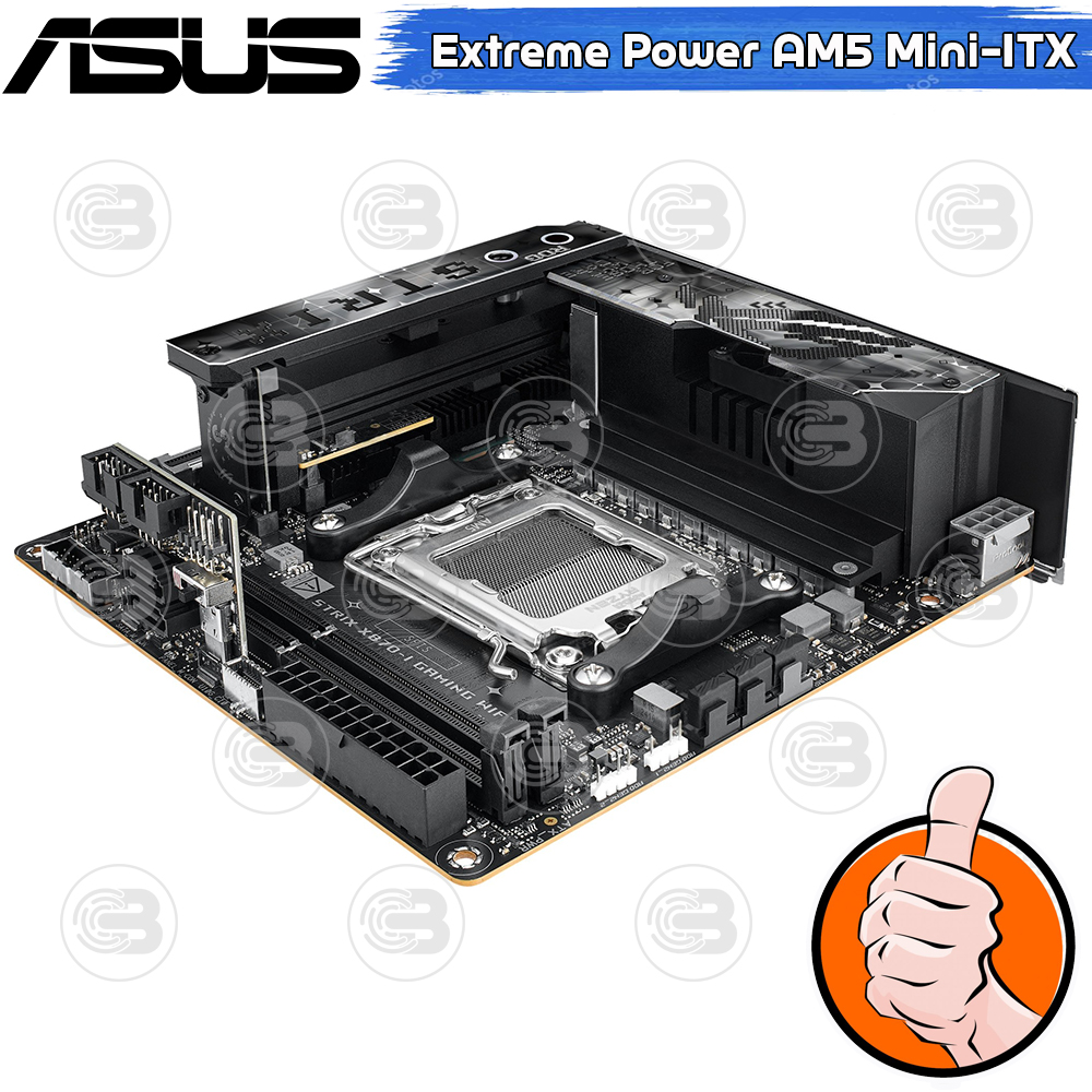 [CoolBlasterThai] ASUS MAINBOARD ROG STRIX X870-I GAMING WIFI AMD SOCKET AM5 DDR5 MINI-ITX ประกัน 3 ปี