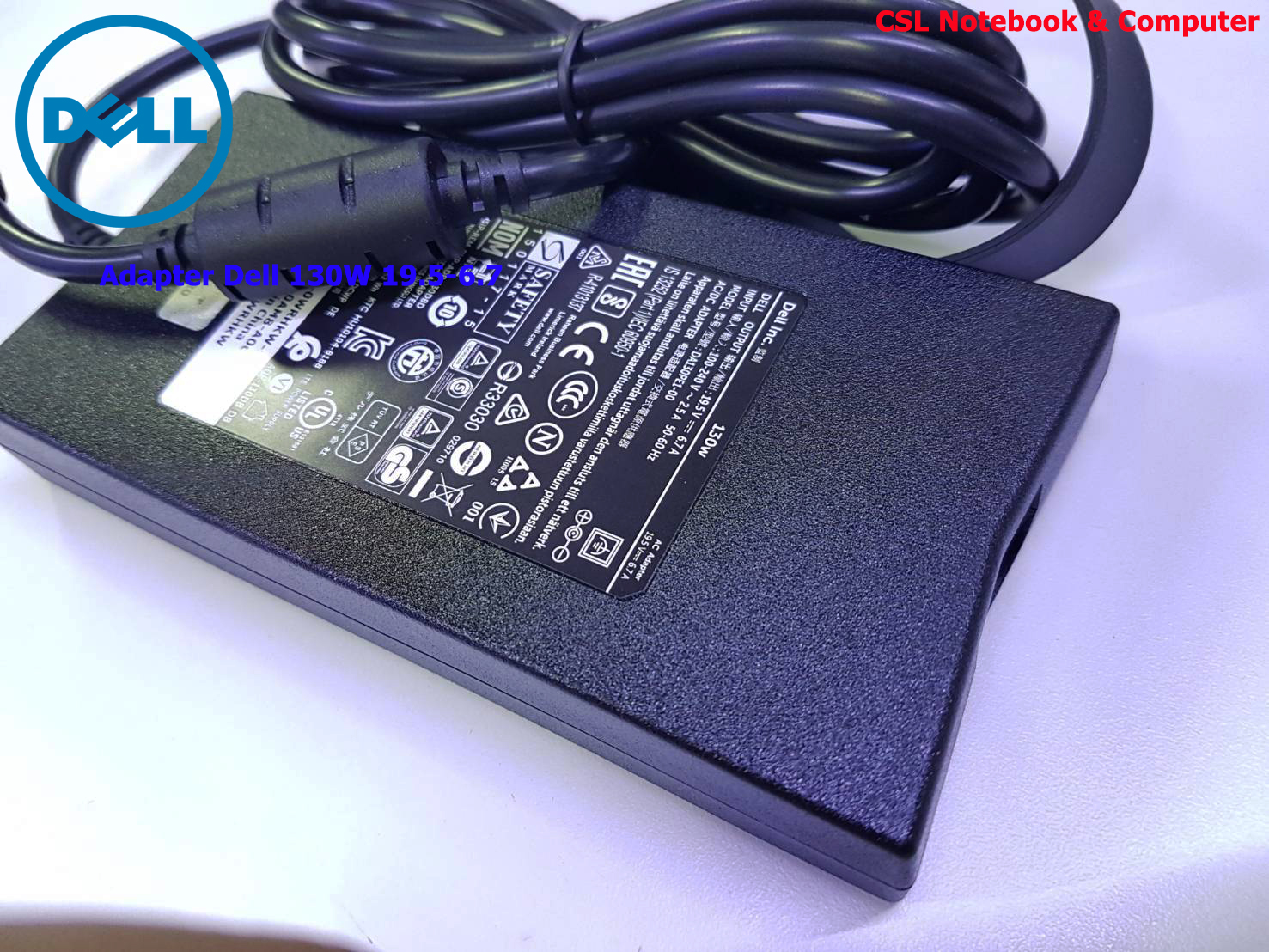 Adapter Dell Vostro 7570 360 All in One แท้ สายชาร์จ Dell 7570 360 AIO, 130W ของแท้รับประกันศูนย์ Dell Thailand ราคา พิเศษ