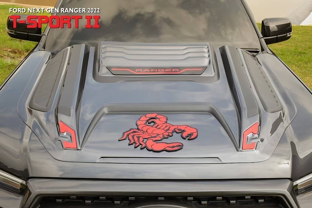 สกู๊ปฝากระโปรงหน้าฟอร์ดเรนเจอร์ Next Gen Ranger รุ่น T-SPORT II