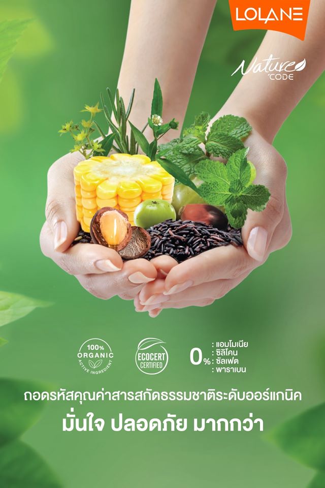 แท้พร้อมส่ง○ (รุ่นG) Lolane Nature Code Herbal Color Shampoo โลแลน เนเจอร์โค้ด แชมพูปิดผมขาว ออร์แกนิค