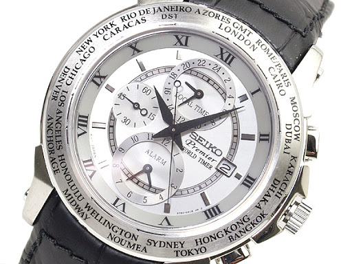 นาฬิกาผู้ชาย Seiko Premier สายหนังแท้ รุ่น SPL011P1