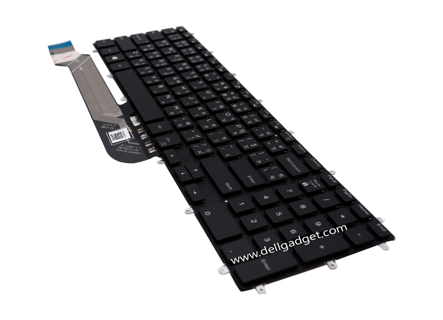 Keyboard Dell G7 15 7588 แท้ ตรงรุ่น แป้นพิมพ์ Dell G7 7588 ไทย อังกฤษ คีย์บอร์ดโน๊ตบุ๊ค Dell 7588 มีไฟ รับประกันศูนย์ Dell Thailand