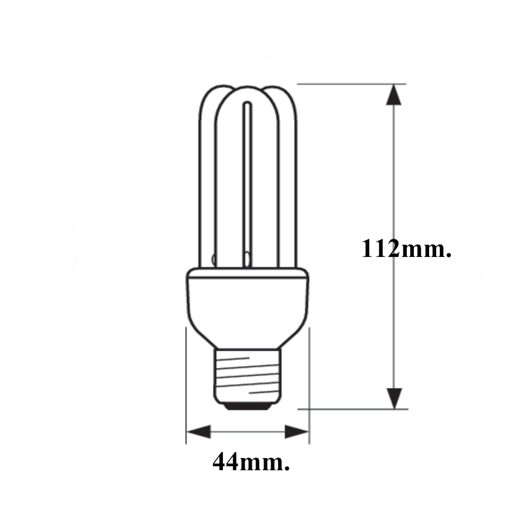 หลอดประหยัดไฟจีนี่ 11W CDL/WW/CW E27 PHILIPS