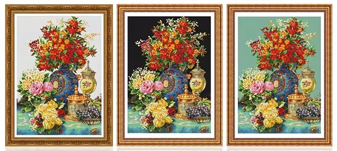 Flower vase (มี 3 สี)(พิมพ์ลาย)