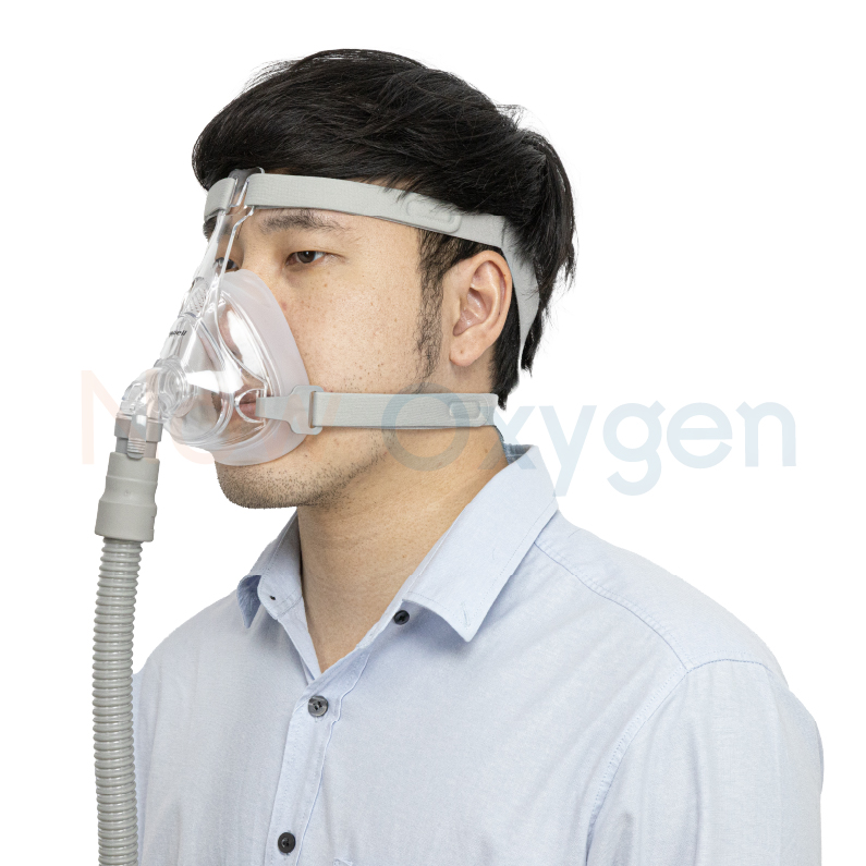 หน้ากากชนิดครอบจมูกและปากสำหรับเครื่อง CPAP Bipap (Yuwell Nasal Mask YF-01) มีขนาด S M L