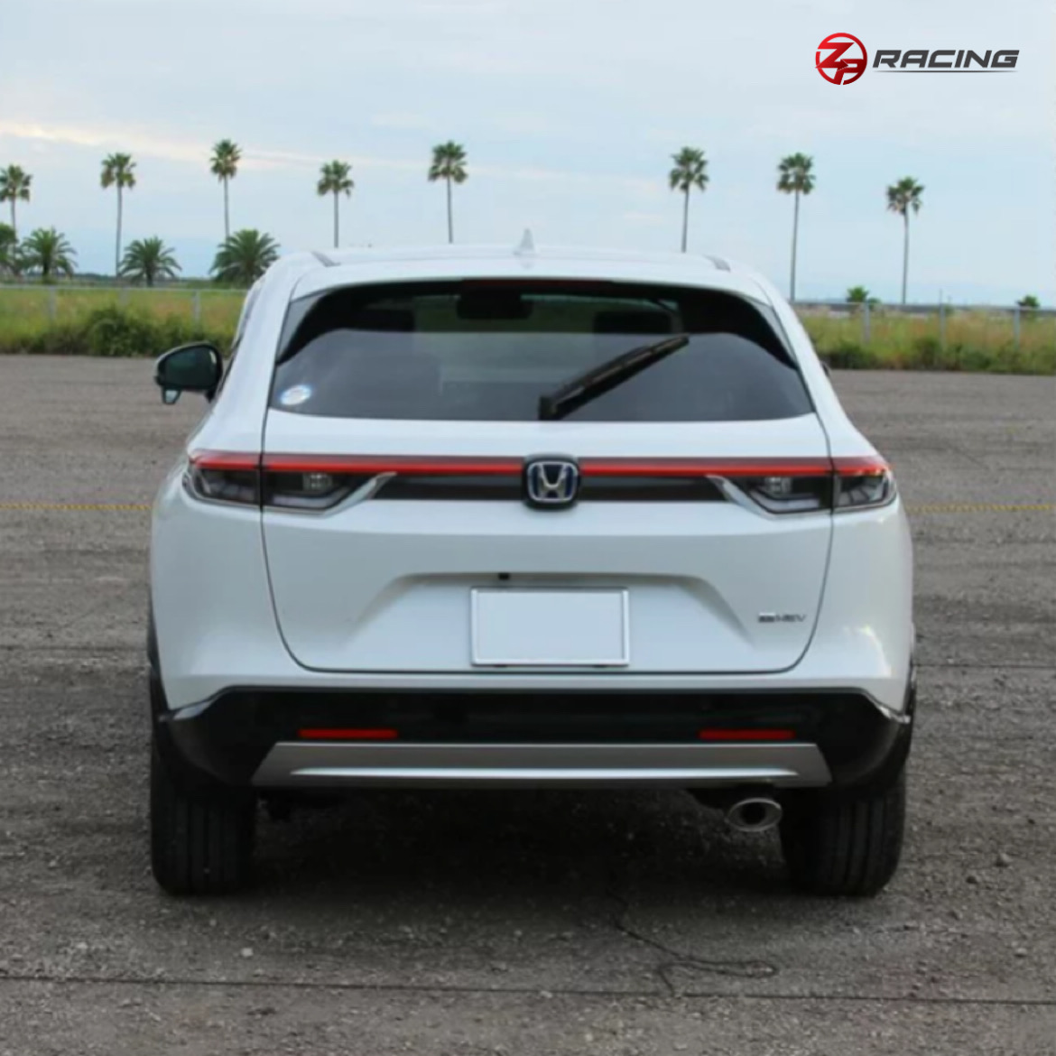 คิ้วไฟท้าย ครอบไฟท้าย Honda HR-V e:HEV (RV) สีโครเมียม