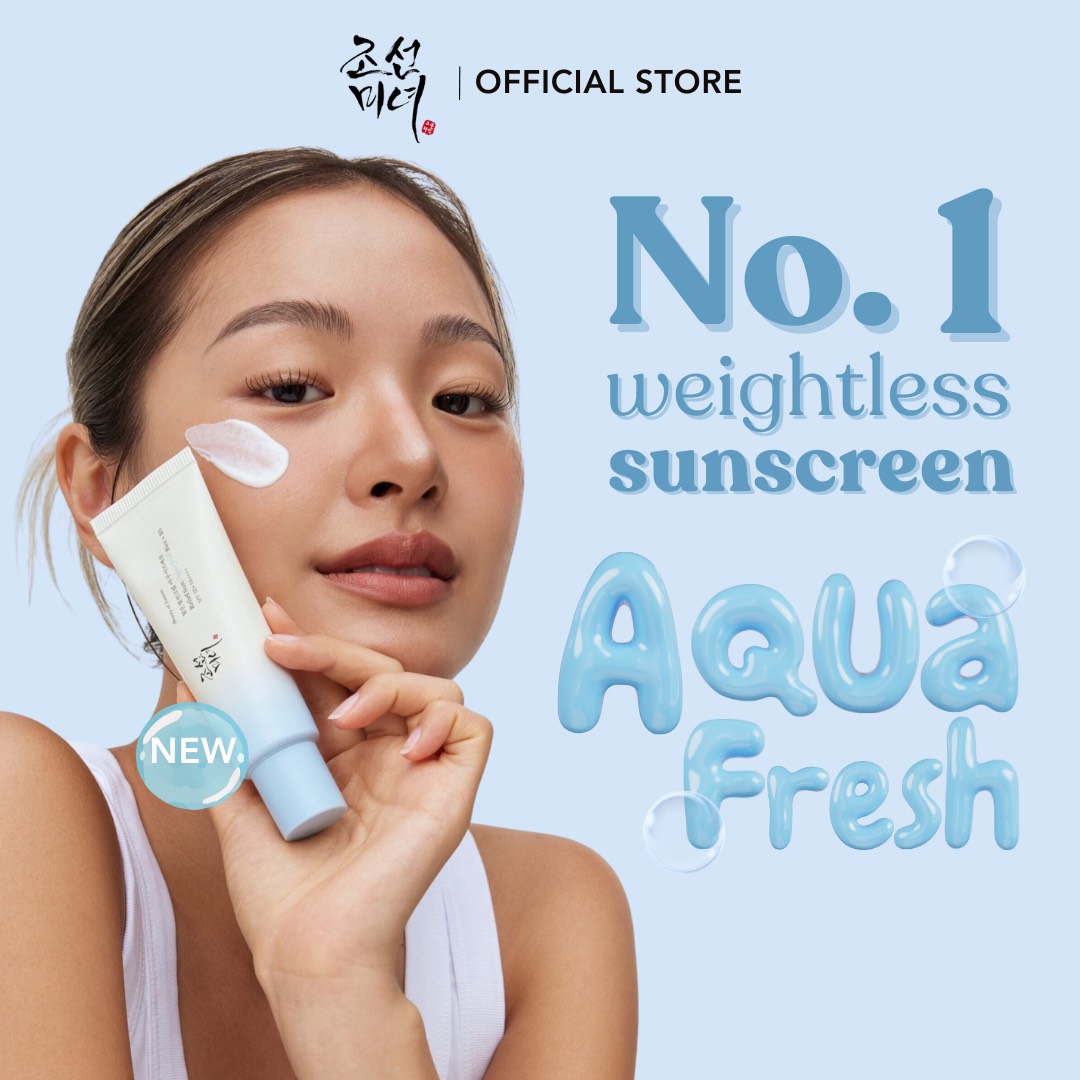 (1หลอด) Beauty of Joseon Relief Sun Aqua-Fresh Rice B5 SPF50+ PA++++ 50ml. รุ่นใหม่ แถบฟ้า