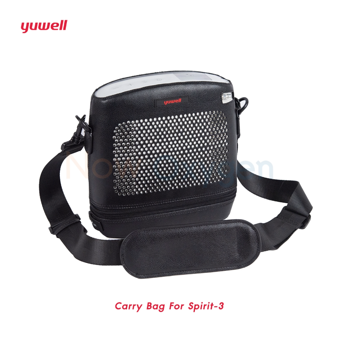 กระเป๋าหนัง เครื่องผลิตออกซิเจนพกพา Yuwell Spirit 3