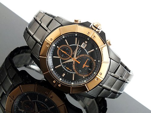 Seiko Lord SNAD03 นาฬิกาข้อมือโครโนกราฟสีดำสำหรับบุรุษ