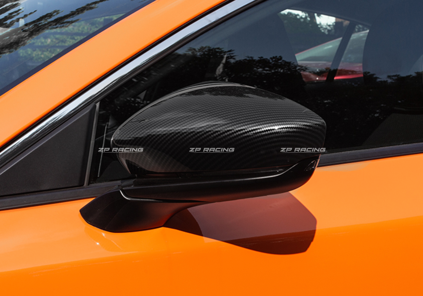 ครอบกระจกข้างลาย Carbon Mazda 3